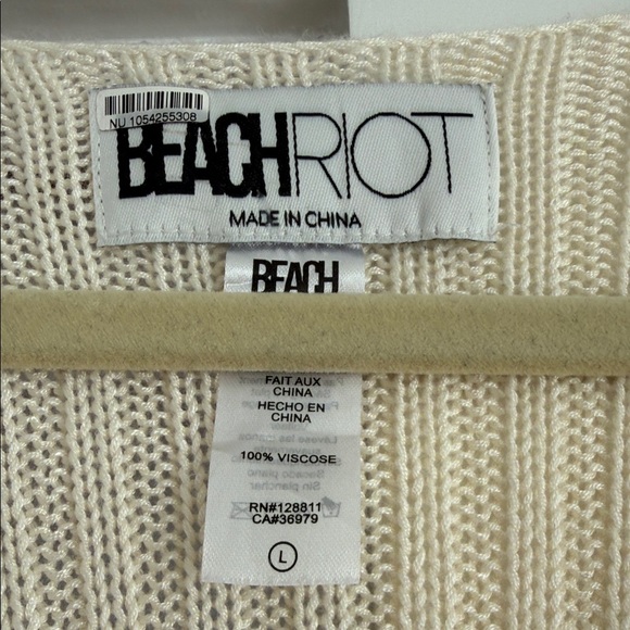 Beach Riot Cream Knit Sleeveless Dress - Picture 6 of 9